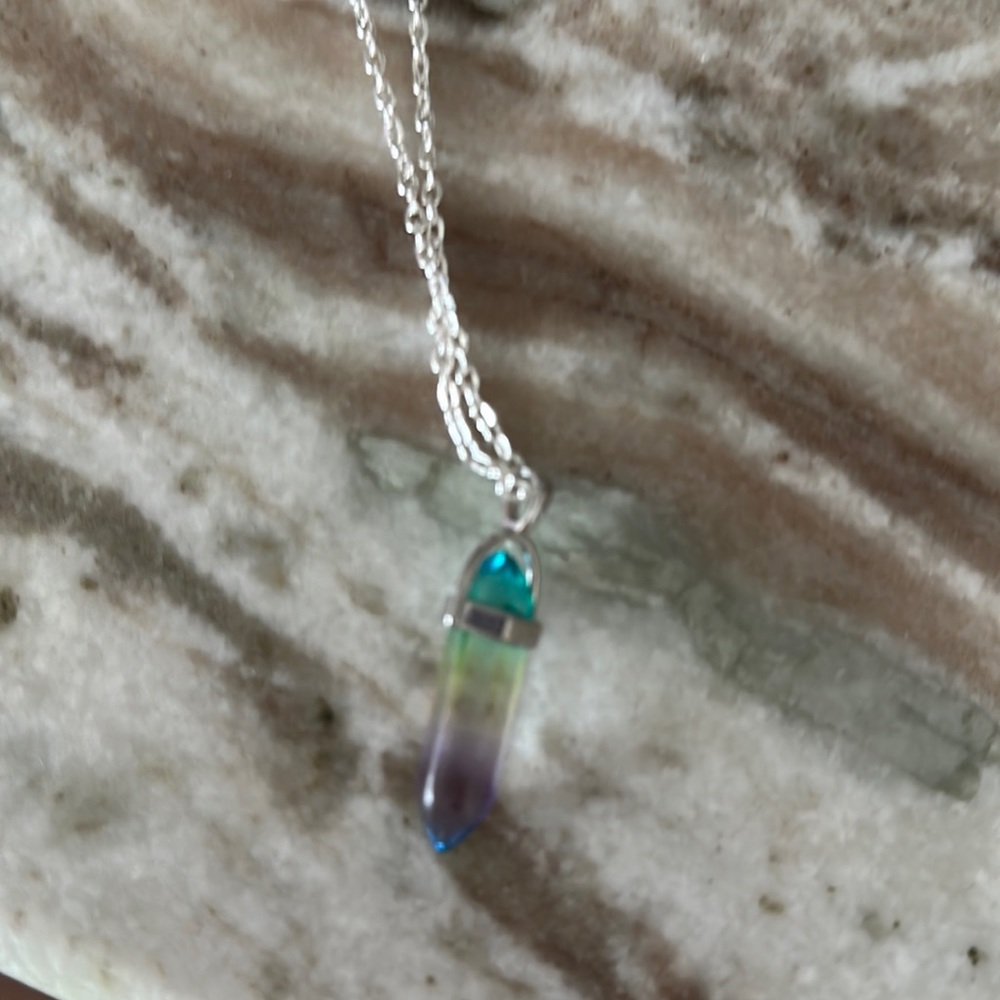 Ombré pendant necklace!